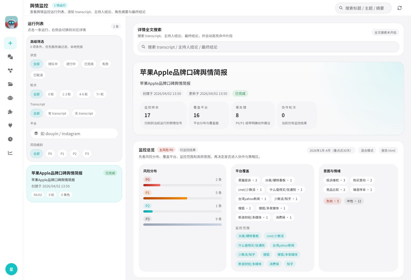 舆情监控复盘